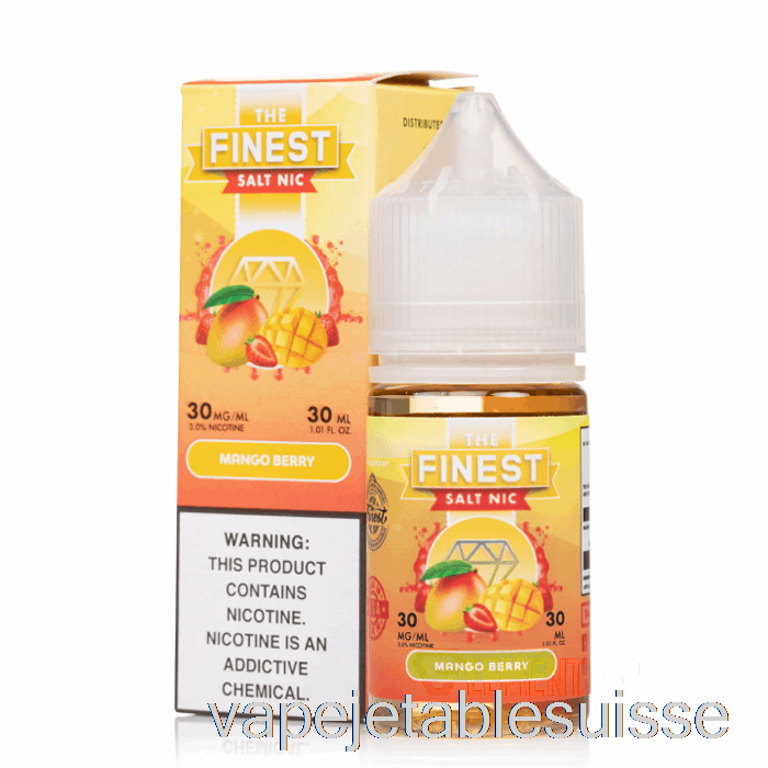 Vape Suisse Mangue Berry - La Meilleure édition De Fruits Sel Nic - 30 Ml 50 Mg